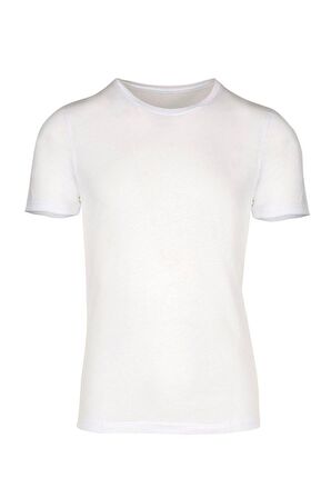 Bsm Erkek %100 Süpima Pamuk Kısa Kol Sıfır Yaka T-shirt 41803