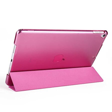 Apple iPad 10.2" inç 9.Nesil 2021 Fuchsia Smart Cover Standlı 1-1 Kılıf Flip Smart Akıllı Tablet Kılıfı