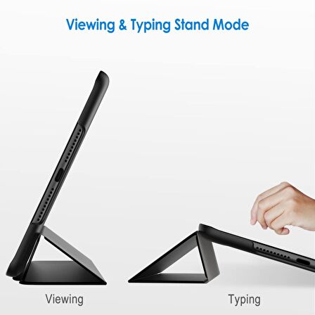 Apple iPad Mini 1.2.3. Nesil Uyumlu Fuchsia Smart Cover Standlı Katlanabilir Akıllı 1-1 Tablet Kılıfı