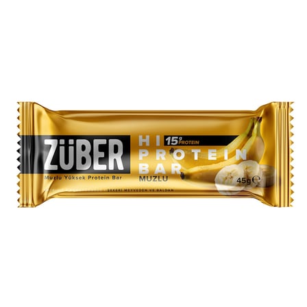 Züber Muzlu Hi Protein Bar 45 G - 6 Adet