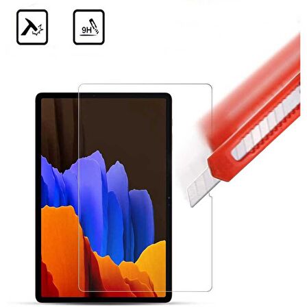 Galaxy Tab S7 FE LTE (T737-T736-T733-T730) Uyumlu Fuchsia Tablet Blue Nano Screen Protector Ultra İnce Ekran Koruyucu