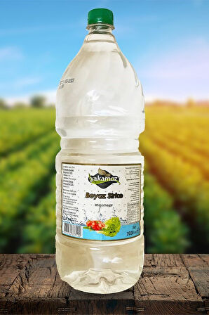 Yakamoz Beyaz Sirke 2000 ml x 8 Adet
