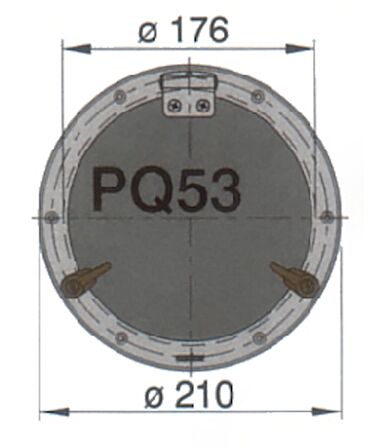 Vetus lomboz, tip PQ 53 210 mm