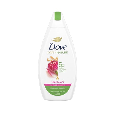 Dove Lotus & Pirinç Duş Jeli 450 Ml - 5 Adet