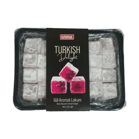 Uzungil Gül Aromalı Lokum 500 G - 7 Adet