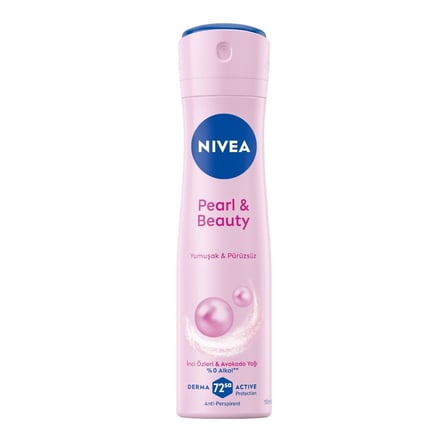 Nivea Kadın Sprey Deodorant Pearl & Beauty 150 Ml - 4 Adet
