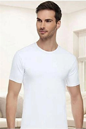  Erkek Sıfır Yaka Fanila Atlet 2'li Paket Beden 3 (L)