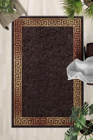 Kaymaz Taban Yıkanabilir Halı – Mutfak, Salon, Yatak Odası için Modern Dijital Baskı Halı (SLN_HALI_