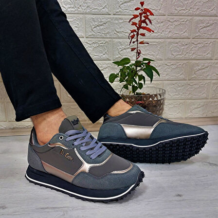 Lee Cooper 31214 Füme Renk Fuspetli Erkek Spor Ayakkabı