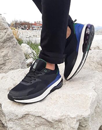 Kinetix Harvey Siyah Air Taban Erkek Spor Ayakkabı