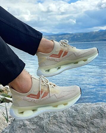 Dunlop 2357 Bej Air Yumuşak Taban Erkek Spor Ayakkabı