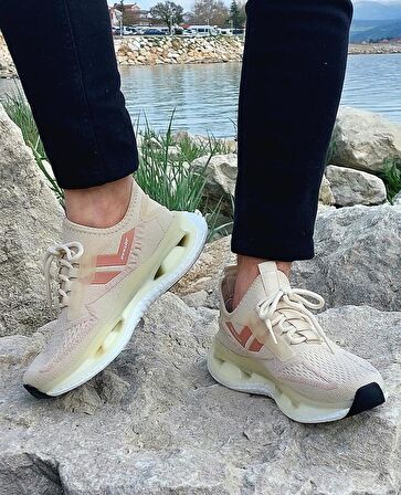 Dunlop 2357 Bej Air Yumuşak Taban Erkek Spor Ayakkabı