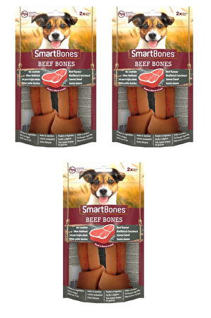 Smartbones Biftekli Medium Kemik 2 Li 158 Gr. X 3 Adet