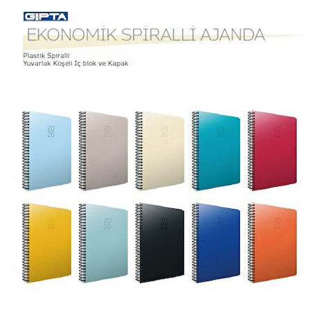 2026 Sert Kapak Günlük Ajanda 20x28 419-SEK-Romence-Türkçe-İngilizce-Rusça