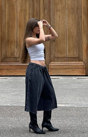 Kadın Kare Yaka Askılı Kaşkorse Atlet