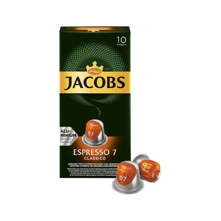 JACOBS Kapsül Kahve Espresso 10'lu 5,2 g Classic 2'li Ekonomik Paket - 2 Adet