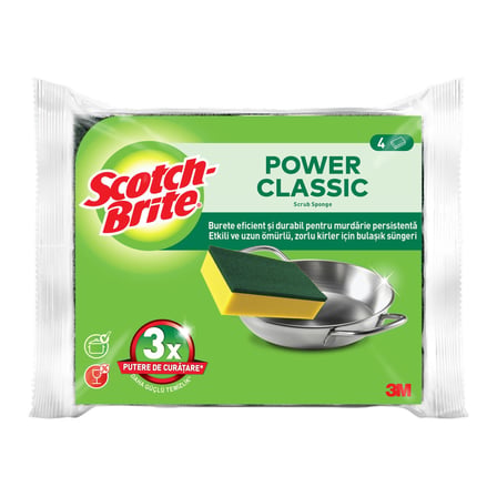 Scotch Brite Klasik Sünger 4'lü - 5 Adet