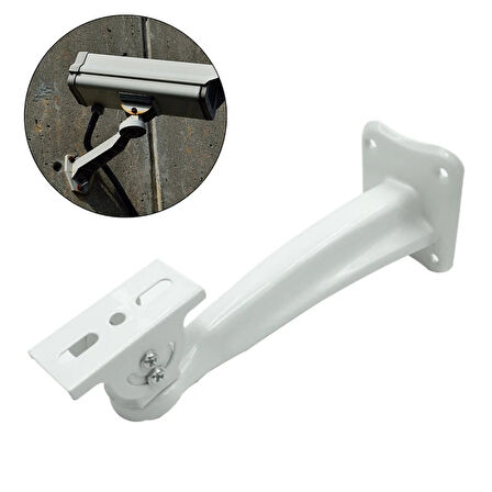 Bullet Kamera Montaj Ayağı 19cm Ayarlanabilir Başlı Muhafaza Braketi 