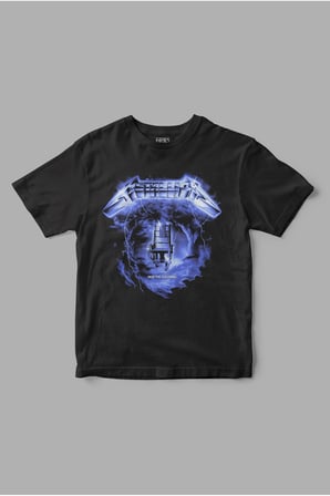 Metallica Retro Baskılı Tişört