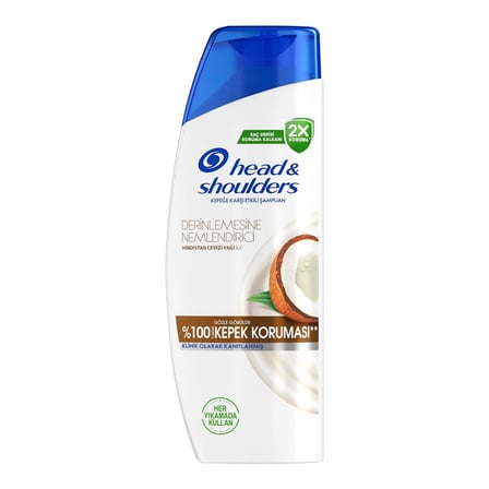 Head & Shoulders Şampuan Derinlemesine Nemlendirici Hindistan Cevizi 1in1 330 Ml - 3 Adet