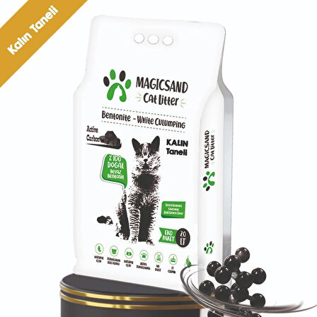 Magicsand Aktif Karbon Kalın Taneli 20 lt