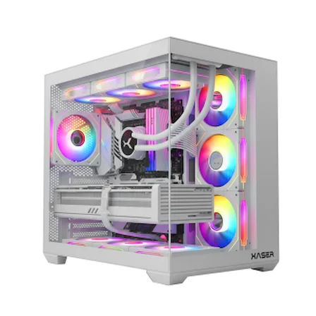Xaser STARK X2 Ryzen 7 5700X 16GB Ram 1TB M.2 NVMe SSD 8GB RTX5050 Sıvı Soğutmalı Oyuncu Bilgisayarı