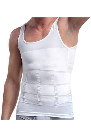 Erkek Korse Atlet Fanila Toparlayıcı Sıkılaştırıcı Gömlek Altı Giyilen Korse Alet Spor Atlet