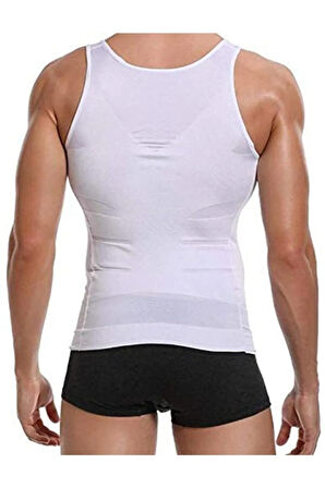 Erkek Korse Atlet Fanila Toparlayıcı Sıkılaştırıcı Gömlek Altı Giyilen Korse Alet Spor Atlet