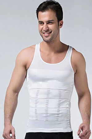 Erkek Beyaz Korse Atlet 4500