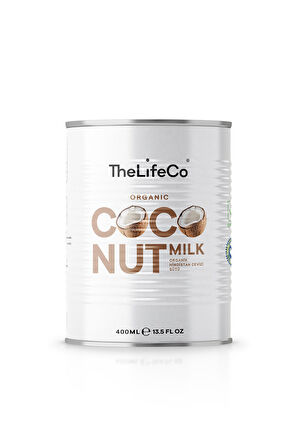 TheLifeCo Organik Hindistan Cevizi Sütü 400 ml