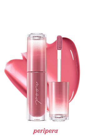 Kalıcı, Pigmentli, Parlak Bitişli Tint PERIPERA Ink Mood Glowy Tint 19 Mauve Chaos (Honey K-Ookie)