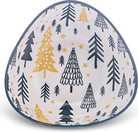 Karaca New Year Yılbaşı Pine Tree Triangle Çerezlik 10 cm