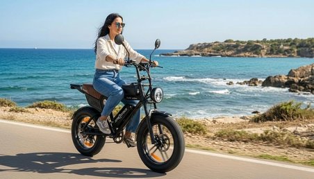 APE RYDER GENON ULTRA 750W ELEKTRİKLİ BİSİKLET AYNA ÇANTA VE EL GAZI HEDİYELİ
