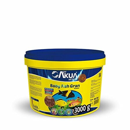 Artakua Baby Fish Gran Yavru Balık Yemi 250 Gram (Açık)