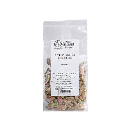 Antep Fıstığı Boz 50 Gr