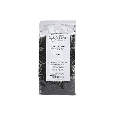 Çörekotu Toz 100 Gr