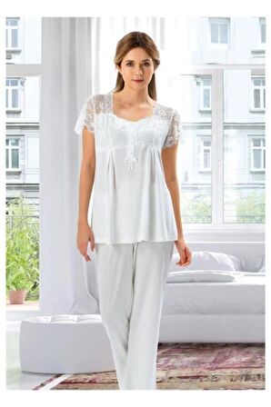  Duchesse 42008 Lohusa 4 Lü Pijama Gecelik Sabahlık Tk