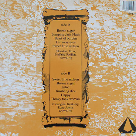 Rolling Stones - Can't Stop Rollin' 33'lük LP PLAK