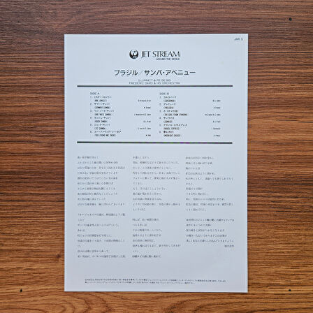 David John Pratt & Frederic Dard & His Orchestra – Brazil - Samba Avenue 33'lük LP PLAK