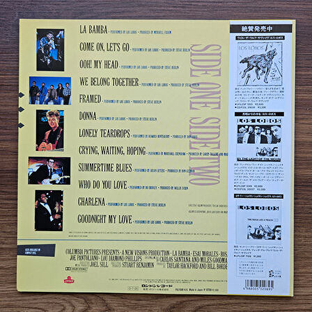 La Bamba Original Motion Picture Soundtrack 33'lük LP PLAK