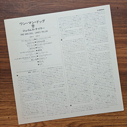 James Taylor – One Man Dog 33'lük LP PLAK