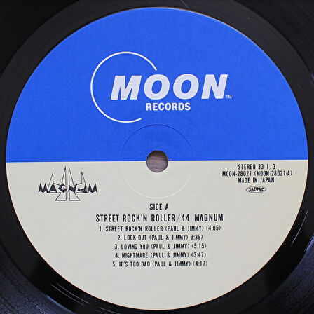 44 Magnum - Street Rock'N Roller 33'lük LP PLAK
