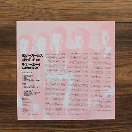Loverboy - Keep It Up 33'lük LP PLAK