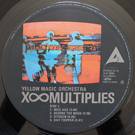 Yellow Magic Orchestra - X∞Multiplies 33'lük LP PLAK
