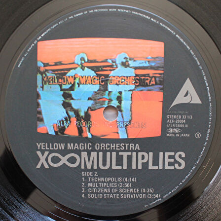 Yellow Magic Orchestra - X∞Multiplies 33'lük LP PLAK