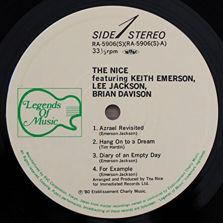 The Nice - Nice 33'lük LP PLAK