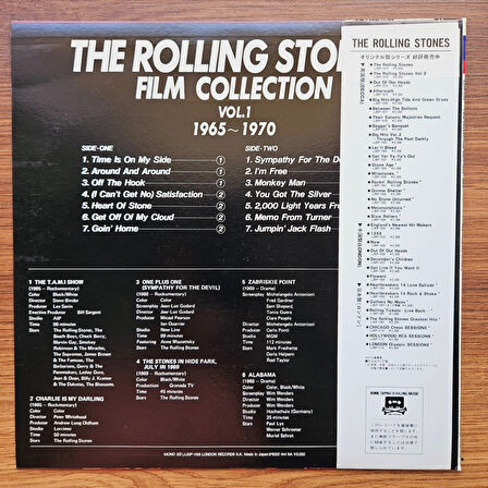 The Rolling Stones – Film Collection Vol.1 1965~1970 33'lük LP PLAK
