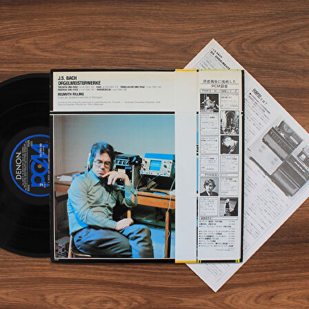 J.S. Bach & Helmuth Rilling - Orgelmeisterwerke 33'lük LP PLAK
