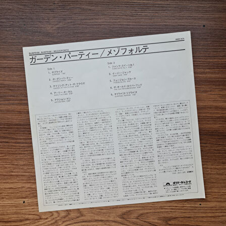 Mezzoforte – Surprise Surprise 33'lük LP PLAK