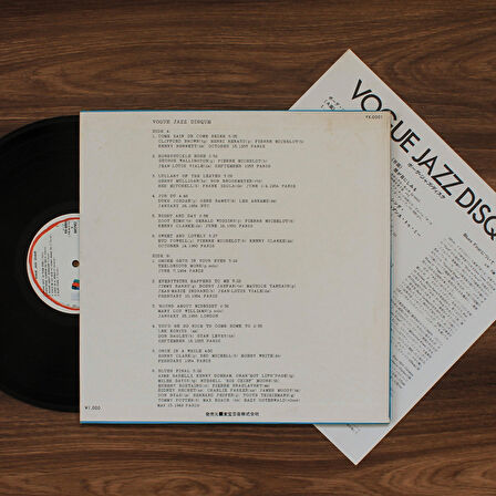 Vogue Jazz Disque 33'lük LP PLAK